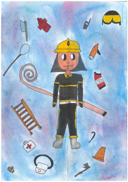 Bakó Lea (budapesti XX. kerületi Ady Endre Ált. Isk. 4. osztály): Tűzoltóság nyitva. Felkészítő: Juhász Magdolna