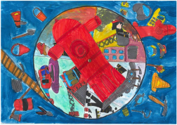 Vaszkó Lívia (budapesti XX. kerületi Ady Endre Ált. Isk. 3. osztály): A tűzoltás bemutatása. Felkészítő: Juhász Magdolna